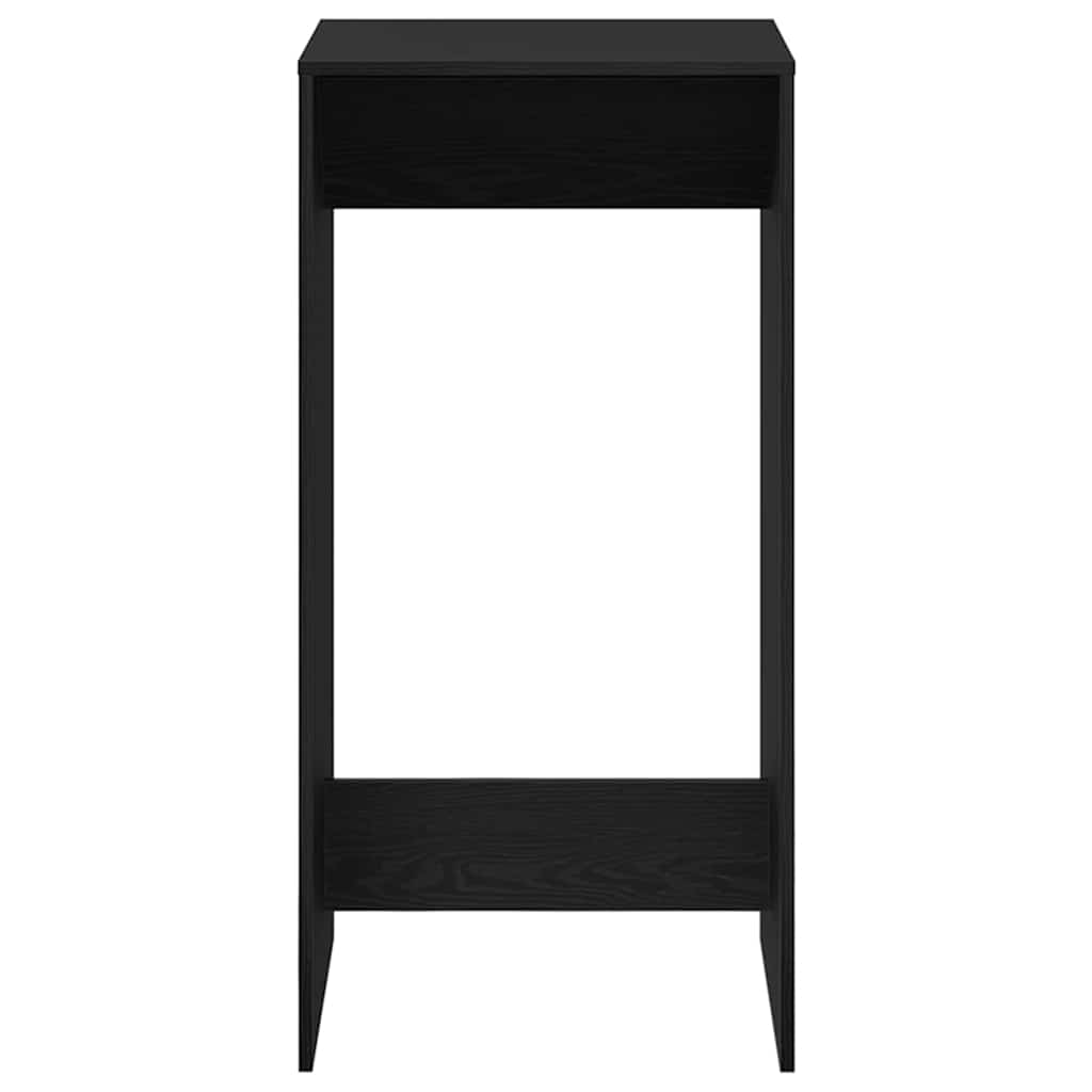 Bartafel Zwart Eiken 51 x 50 x 103,5 cm Bewerkt hout is nu te koop bij PeponiXL, paradijselijk wonen!