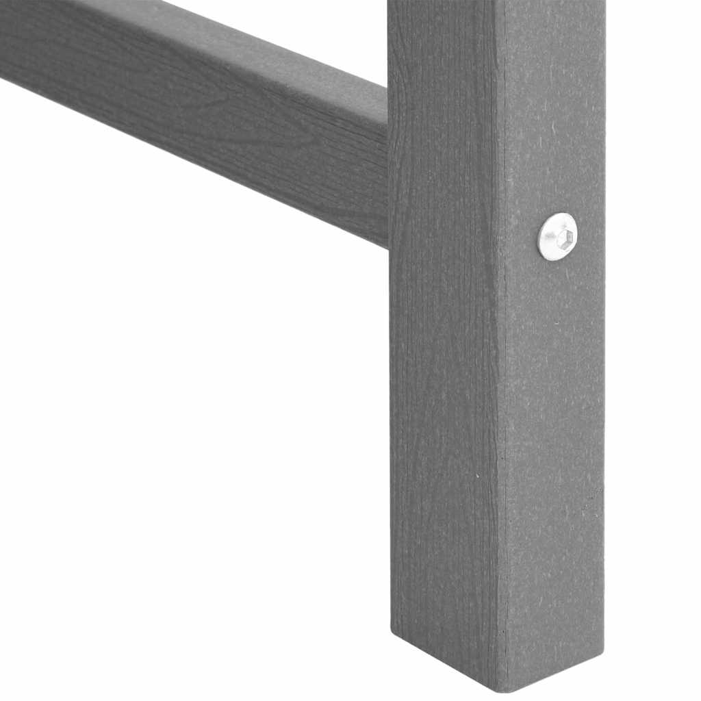 Tuin eetkamerstoel 2 pcs Lichtgrijs 65,5 x 59 x 88 cm HDPE is nu te koop bij PeponiXL, paradijselijk wonen!