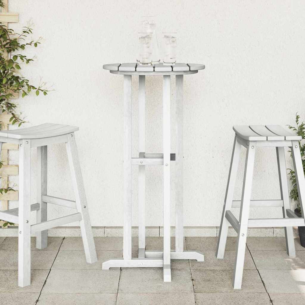 Bartafel Wit 55 x 55 x 107 cm Polyetheen is nu te koop bij PeponiXL, paradijselijk wonen!