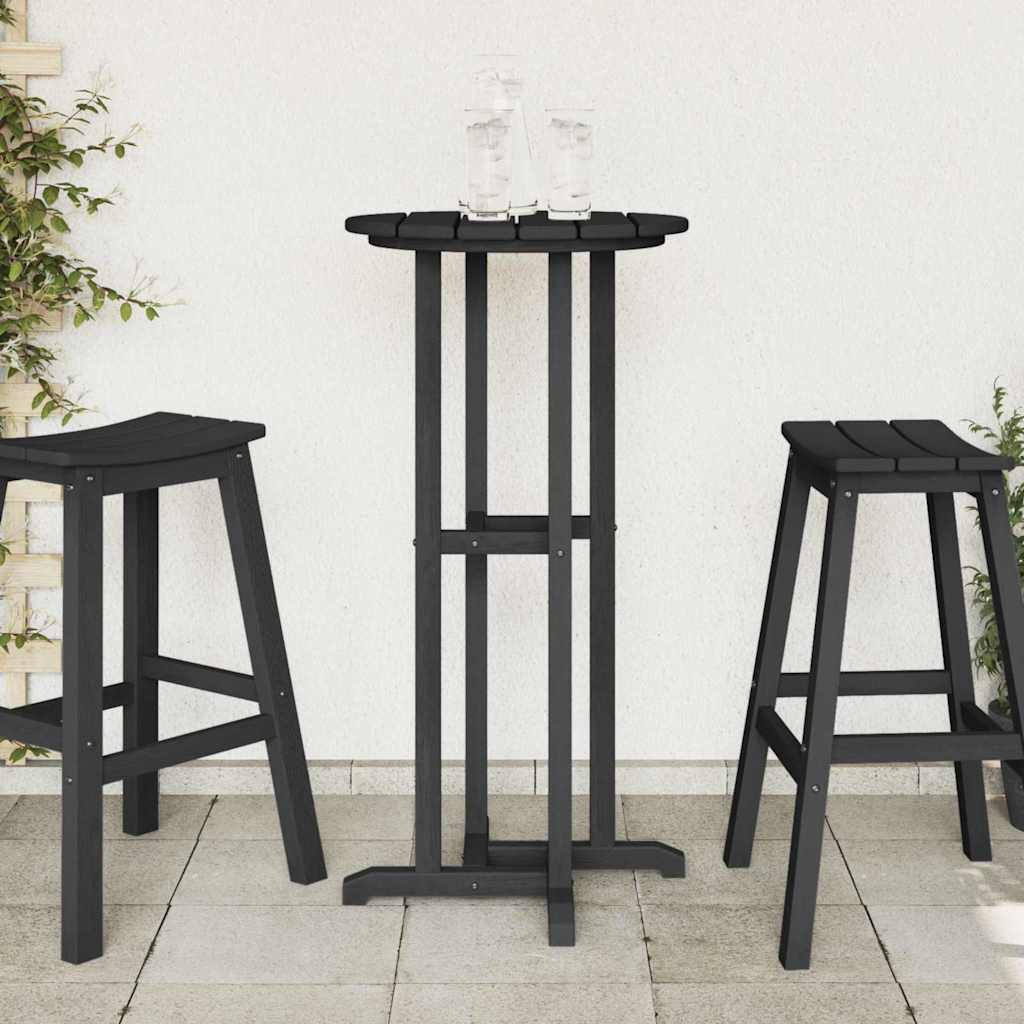 Bartafel Zwart 55 x 55 x 107 cm Polyetheen is nu te koop bij PeponiXL, paradijselijk wonen!