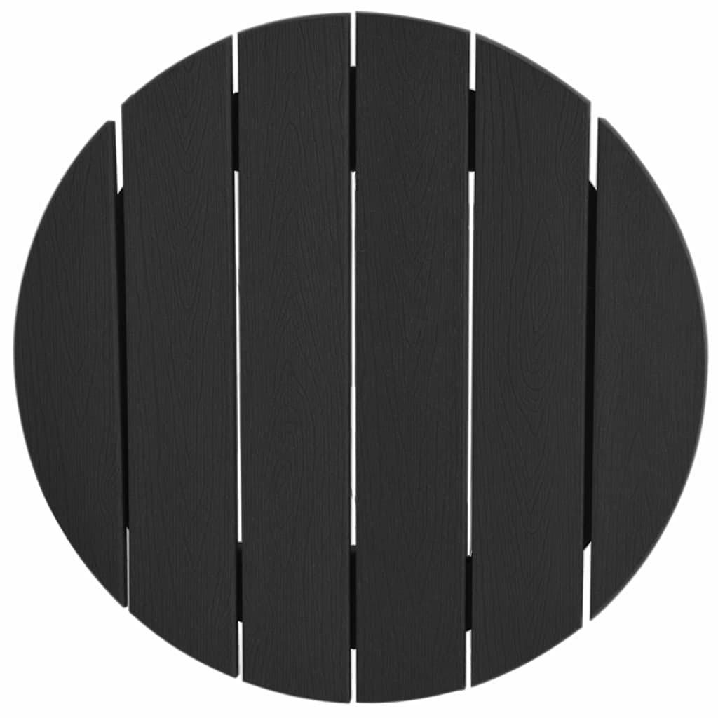 Bartafel Zwart 55 x 55 x 107 cm Polyetheen is nu te koop bij PeponiXL, paradijselijk wonen!