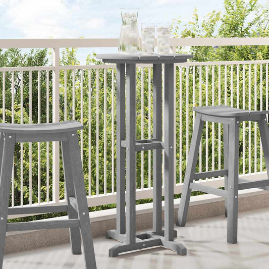Bartafel Lichtgrijs 55 x 55 x 107 cm Polyetheen is nu te koop bij PeponiXL, paradijselijk wonen!