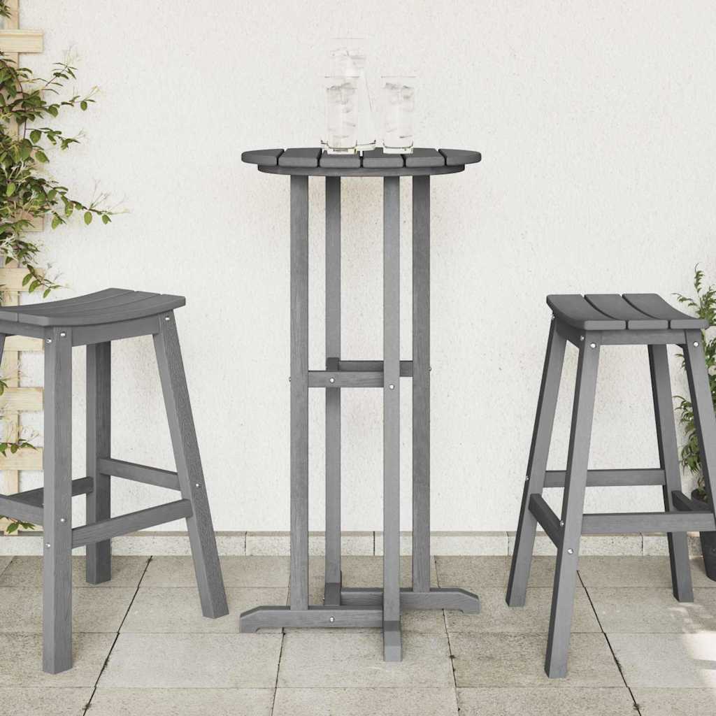 Bartafel Lichtgrijs 55 x 55 x 107 cm Polyetheen is nu te koop bij PeponiXL, paradijselijk wonen!