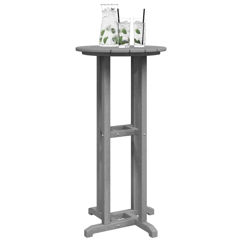 Bartafel Lichtgrijs 55 x 55 x 107 cm Polyetheen is nu te koop bij PeponiXL, paradijselijk wonen!