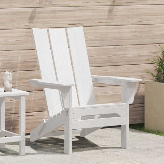 Vouw Adirondack Stoel Wit 80,5 x 74,5 x 92 cm HDPE is nu te koop bij PeponiXL, paradijselijk wonen!