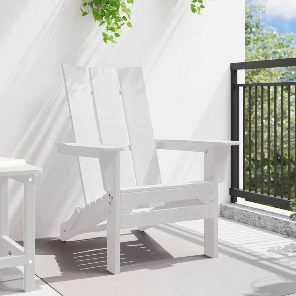 Vouw Adirondack Stoel Wit 80,5 x 74,5 x 92 cm HDPE is nu te koop bij PeponiXL, paradijselijk wonen!