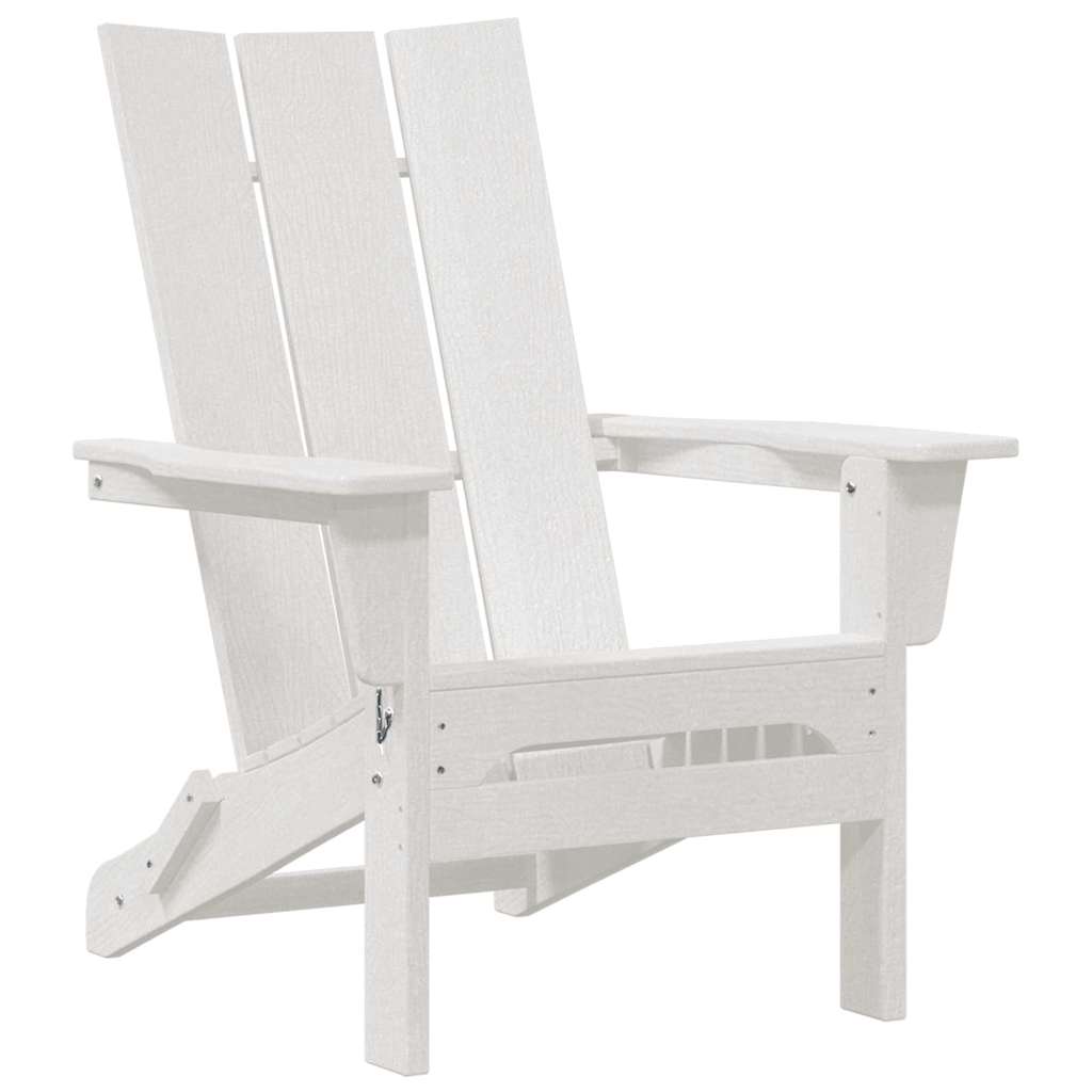 Vouw Adirondack Stoel Wit 80,5 x 74,5 x 92 cm HDPE is nu te koop bij PeponiXL, paradijselijk wonen!