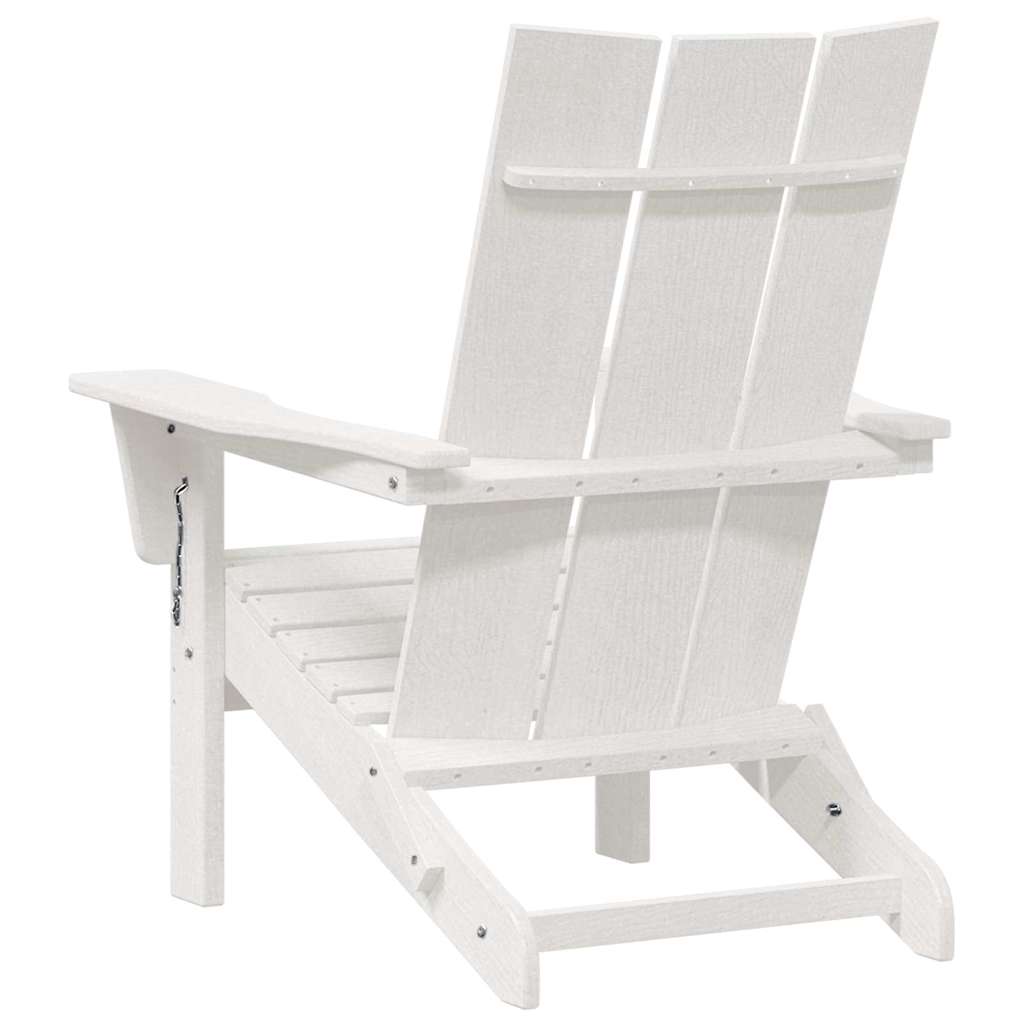 Vouw Adirondack Stoel Wit 80,5 x 74,5 x 92 cm HDPE is nu te koop bij PeponiXL, paradijselijk wonen!