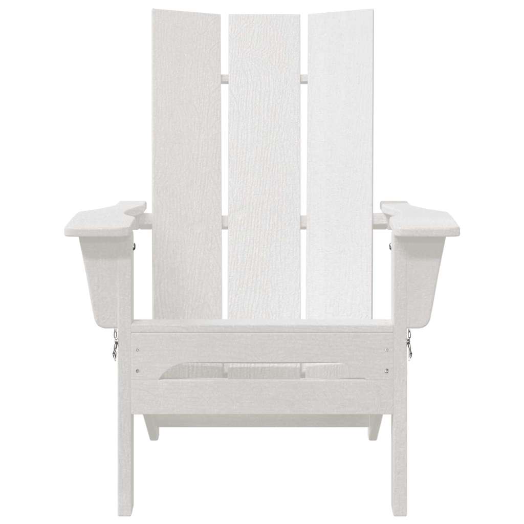 Vouw Adirondack Stoel Wit 80,5 x 74,5 x 92 cm HDPE is nu te koop bij PeponiXL, paradijselijk wonen!