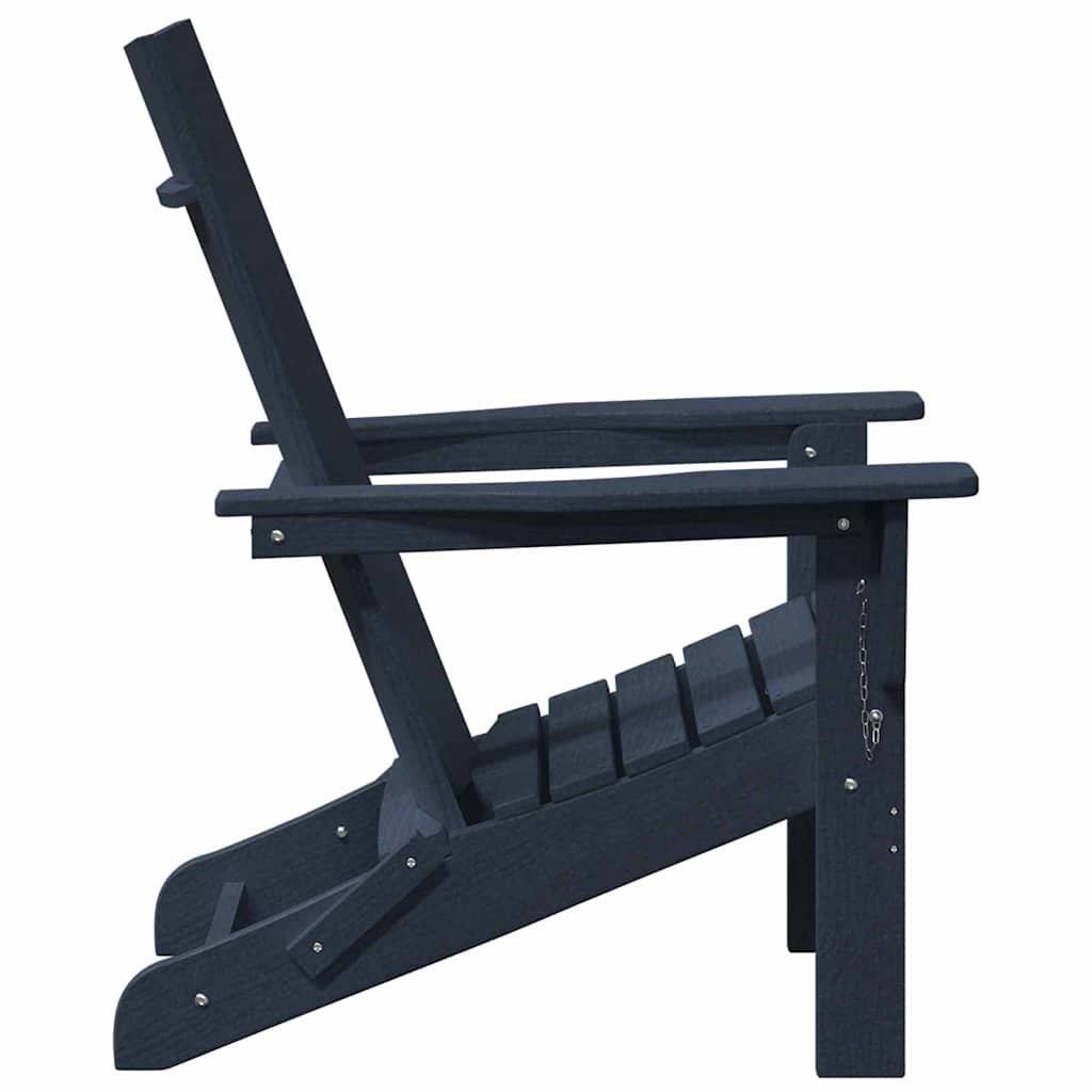 Vouw Adirondack Stoel Marineblauw 80,5 x 74,5 x 92 cm HDPE is nu te koop bij PeponiXL, paradijselijk wonen!