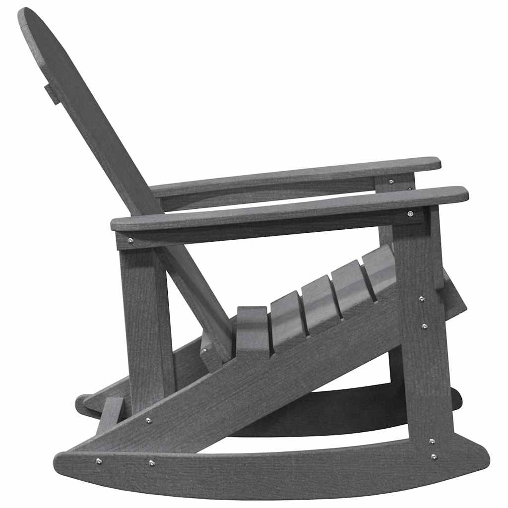 Adirondack Schommelstoel Lichtgrijs 73.5 x 92 x 90cm HDPE is nu te koop bij PeponiXL, paradijselijk wonen!