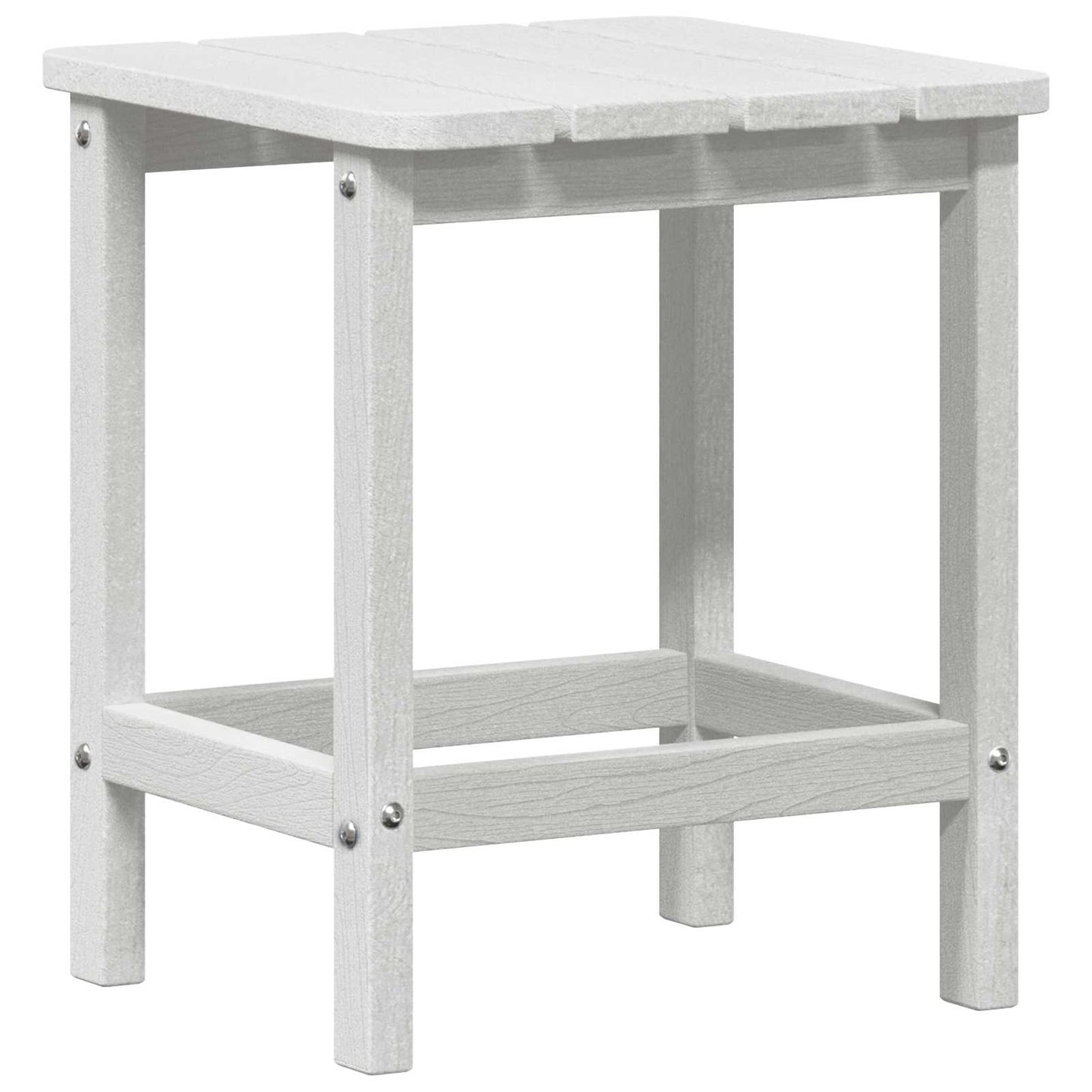 Bijzettafel Wit 38 x 38 x 46 cm Polyetheen is nu te koop bij PeponiXL, paradijselijk wonen!
