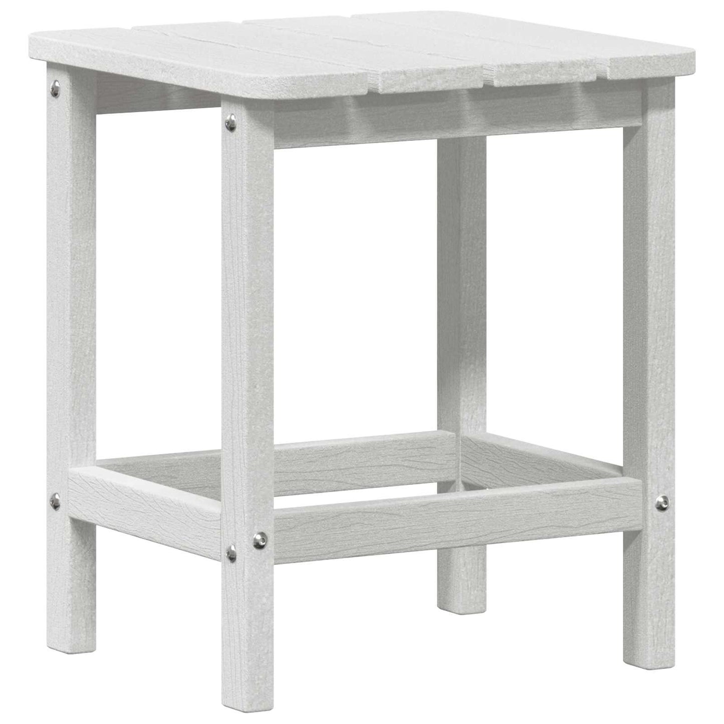 Bijzettafel Wit 38 x 38 x 46 cm Polyetheen is nu te koop bij PeponiXL, paradijselijk wonen!