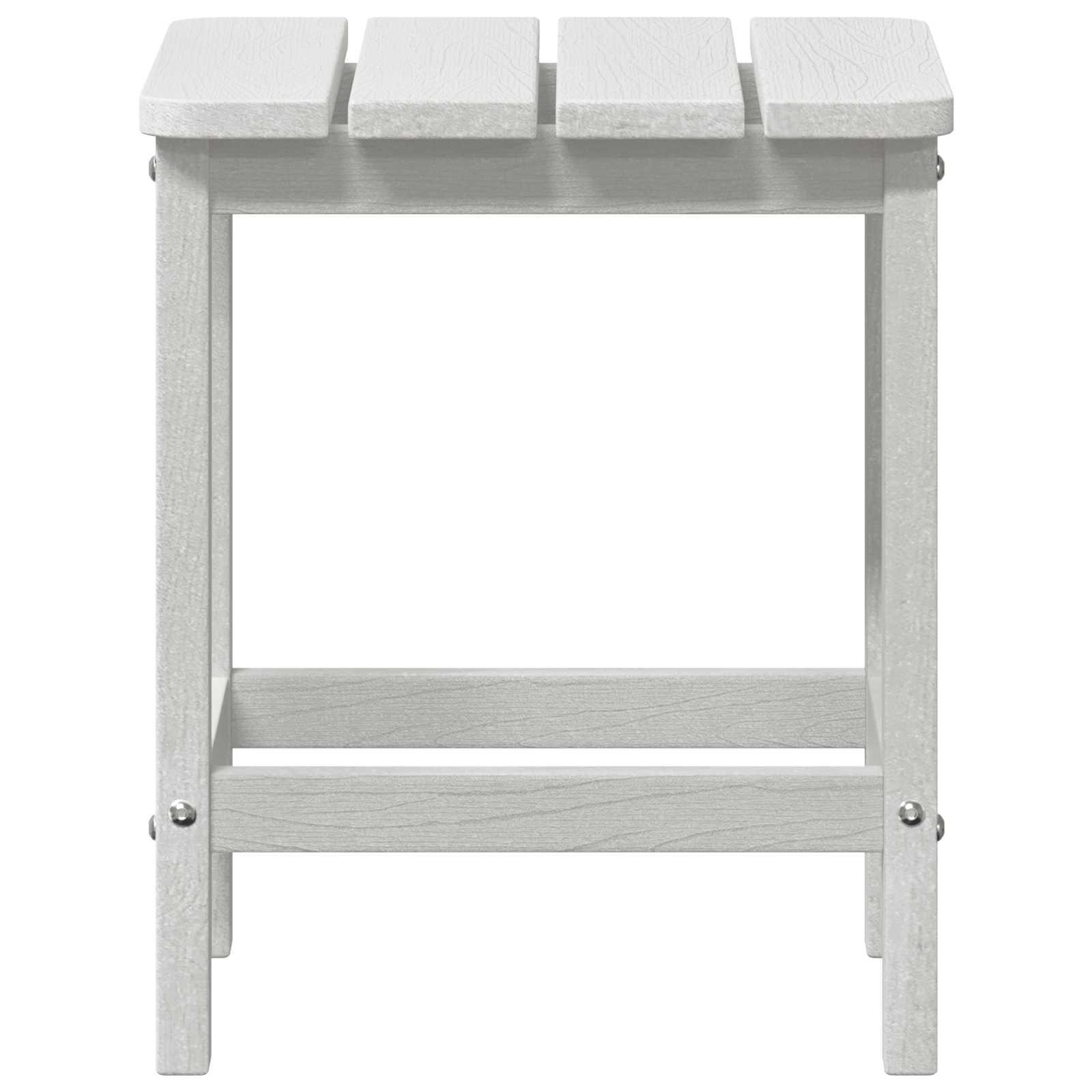 Bijzettafel Wit 38 x 38 x 46 cm Polyetheen is nu te koop bij PeponiXL, paradijselijk wonen!