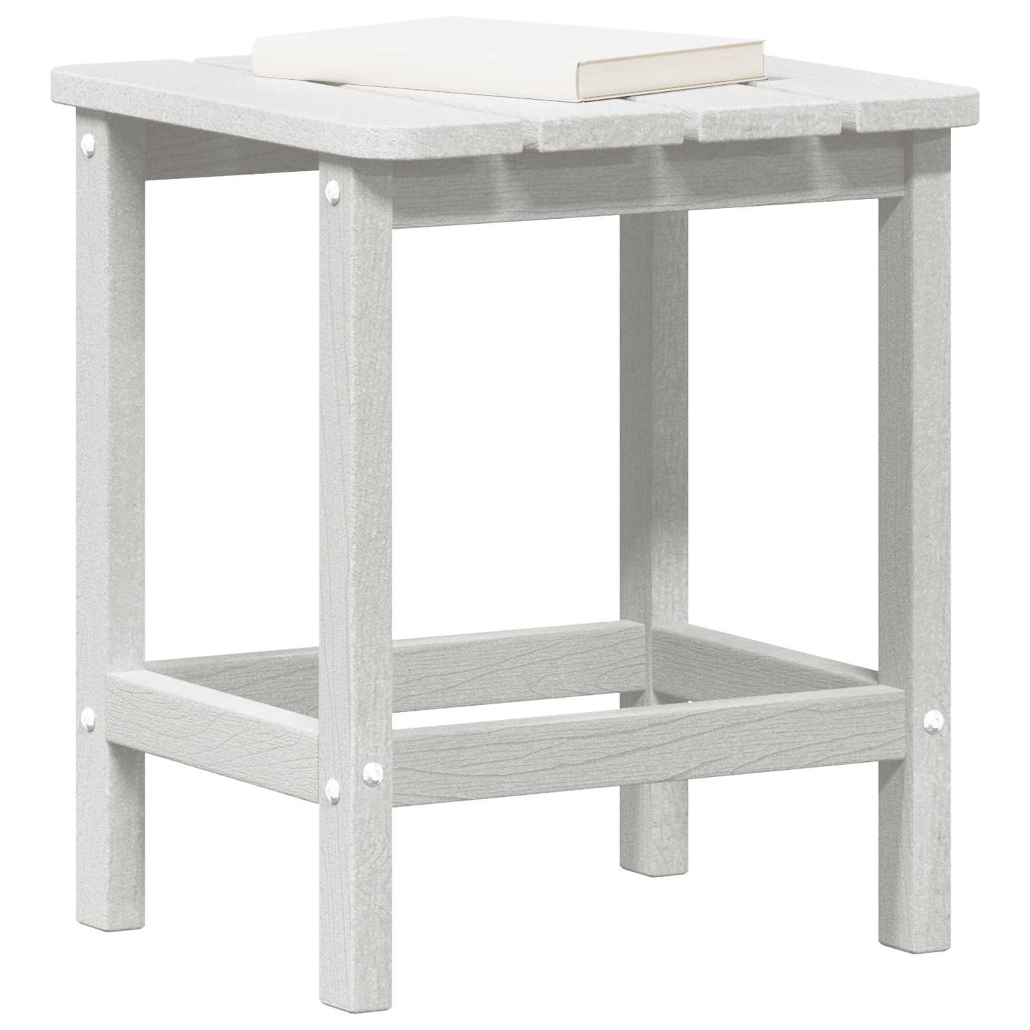 Bijzettafel Wit 38 x 38 x 46 cm Polyetheen is nu te koop bij PeponiXL, paradijselijk wonen!