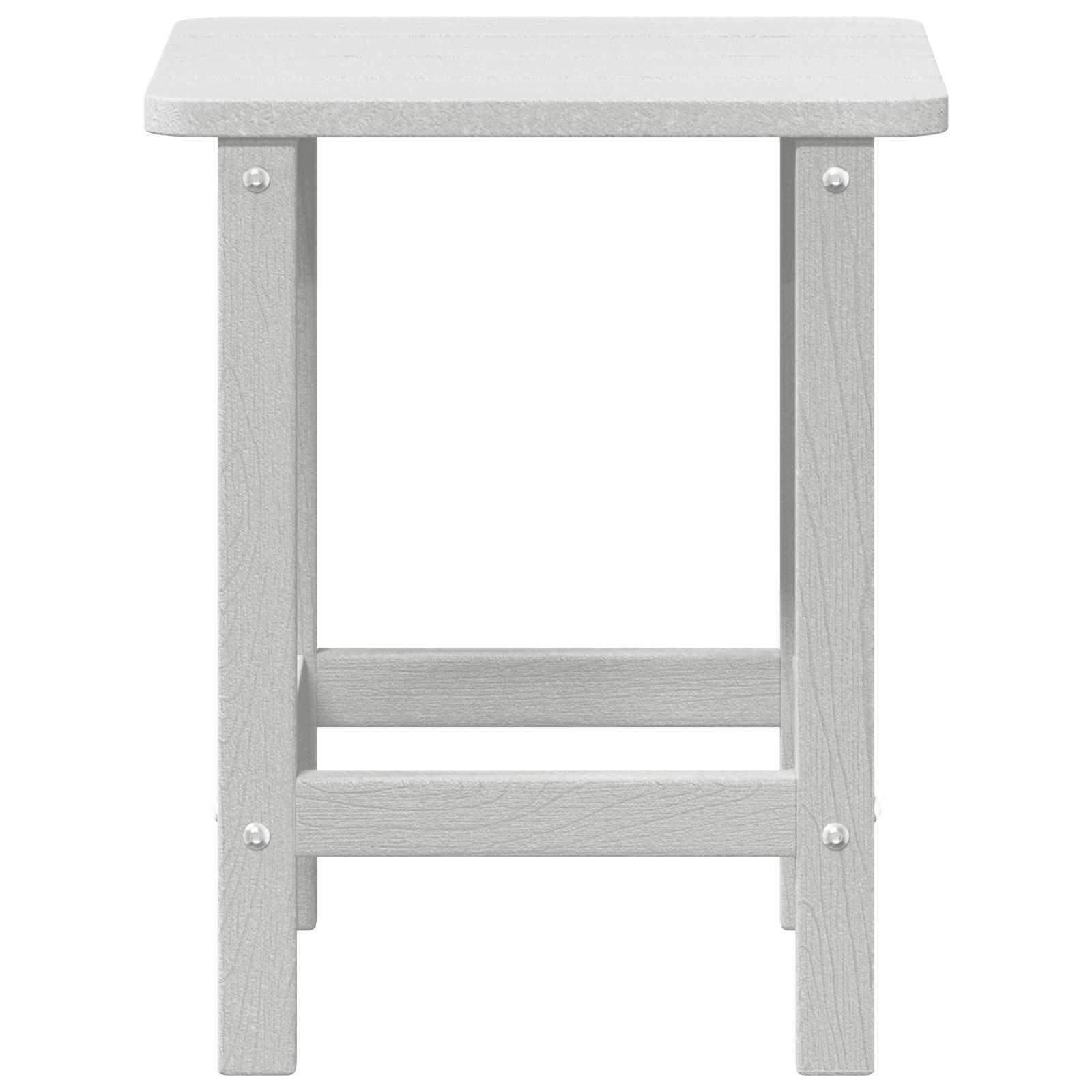 Bijzettafel Wit 38 x 38 x 46 cm Polyetheen is nu te koop bij PeponiXL, paradijselijk wonen!
