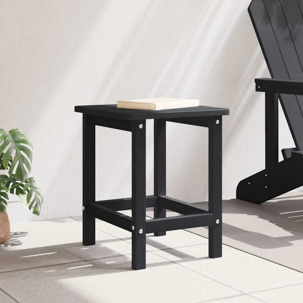 Bijzettafel Zwart 38 x 38 x 46 cm Polyetheen is nu te koop bij PeponiXL, paradijselijk wonen!