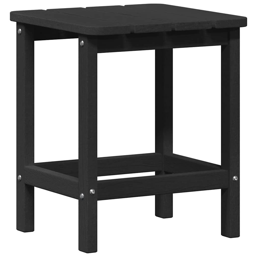 Bijzettafel Zwart 38 x 38 x 46 cm Polyetheen is nu te koop bij PeponiXL, paradijselijk wonen!