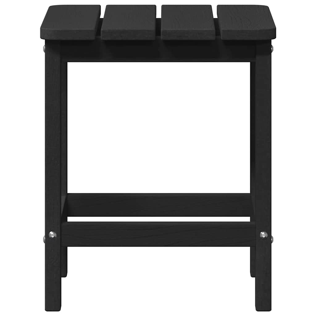 Bijzettafel Zwart 38 x 38 x 46 cm Polyetheen is nu te koop bij PeponiXL, paradijselijk wonen!