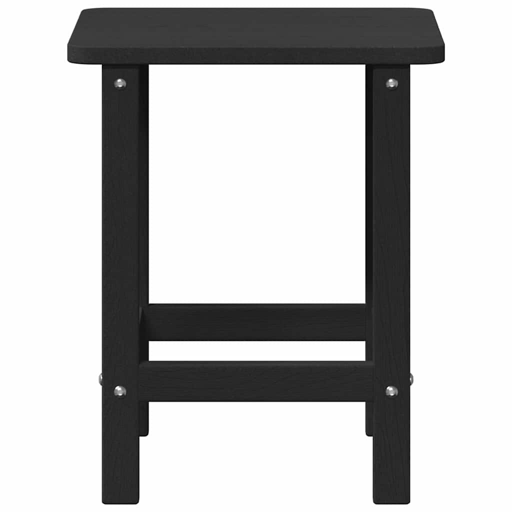 Bijzettafel Zwart 38 x 38 x 46 cm Polyetheen is nu te koop bij PeponiXL, paradijselijk wonen!