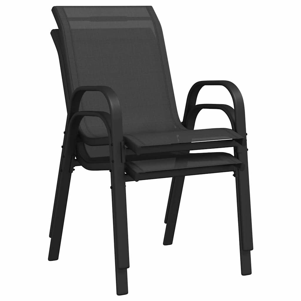 Tuin Bistro Set 3 pcs Zwart Staal is nu te koop bij PeponiXL, paradijselijk wonen!
