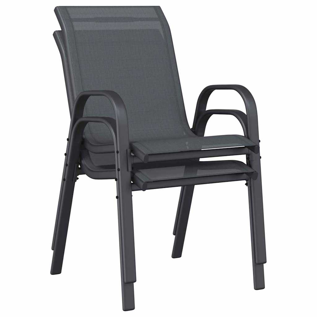 Tuin Bistro Set 3 pcs Grijs Staal is nu te koop bij PeponiXL, paradijselijk wonen!