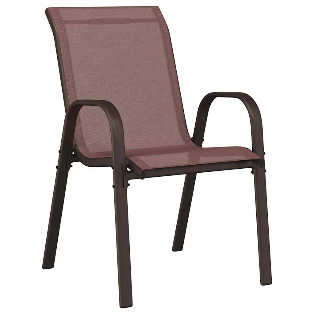 Tuin Bistro Set 3 pcs Bruin Staal is nu te koop bij PeponiXL, paradijselijk wonen!