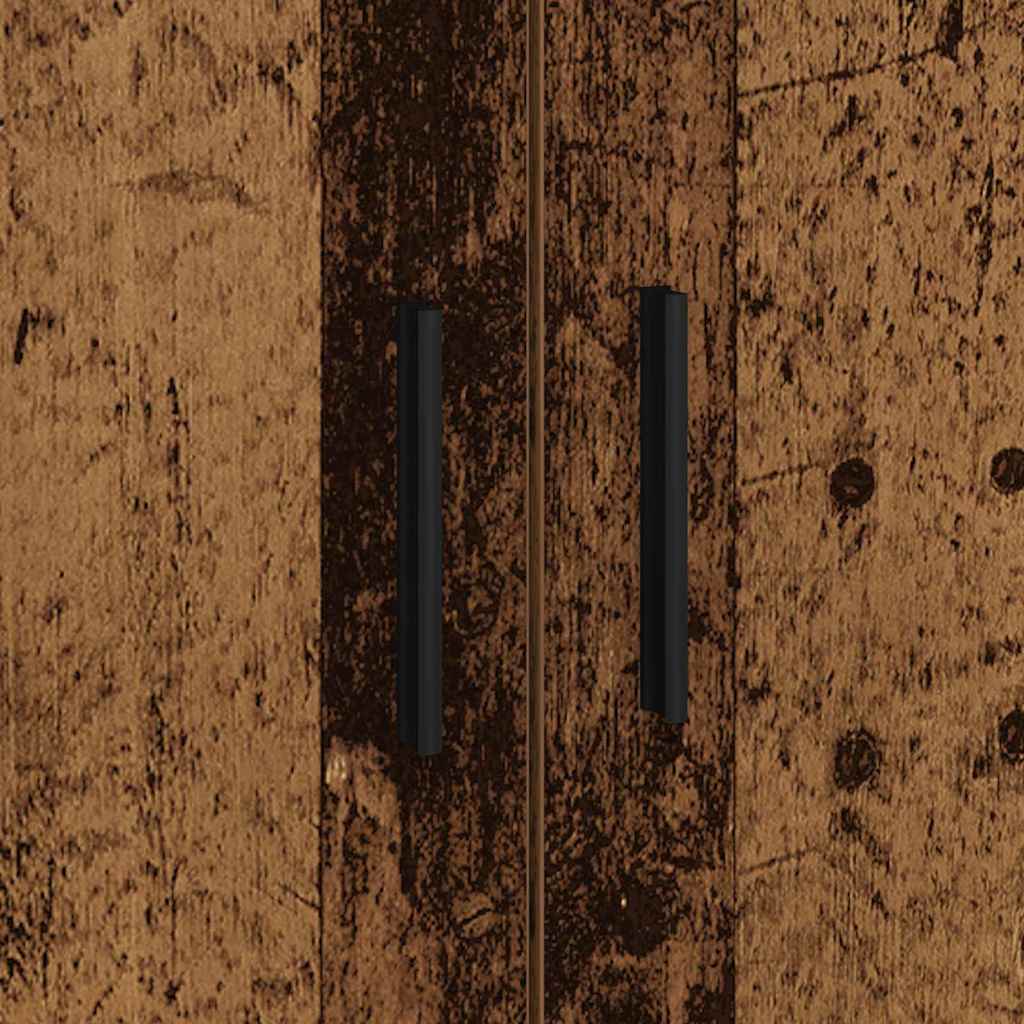 Bedframe met lade met opslag Oud Hout 80 x 200 cm Bewerkt hout is nu te koop bij PeponiXL, paradijselijk wonen!