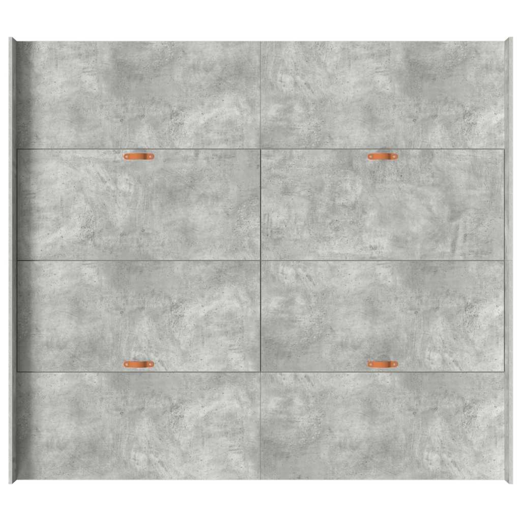 Opbergbedframe met lade Beton Grijs 200 x 200 cm Bewerkt hout is nu te koop bij PeponiXL, paradijselijk wonen!