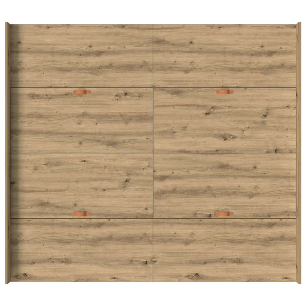 Opbergbedframe met lade Artisan Eiken 180 x 200 cm Bewerkt hout is nu te koop bij PeponiXL, paradijselijk wonen!