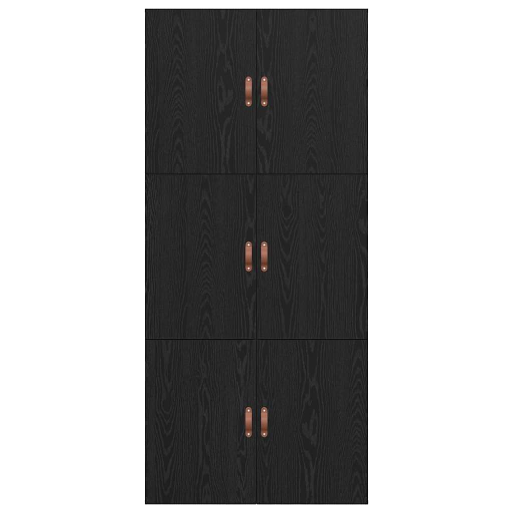 Opbergbedframe met opslag Zwart Eiken 100 x 200 cm Bewerkt hout is nu te koop bij PeponiXL, paradijselijk wonen!
