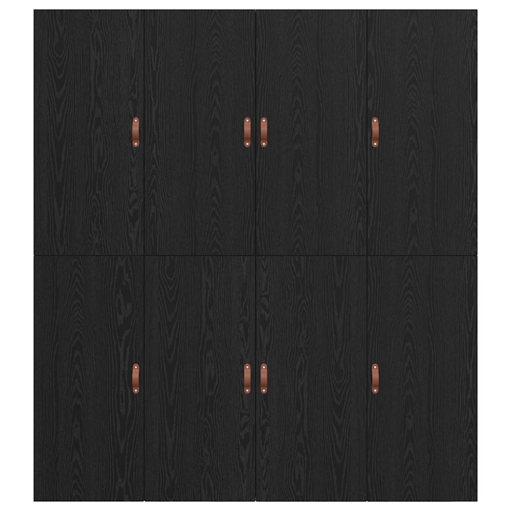 Opbergbedframe met opslag Zwart Eiken 200 x 200 cm Bewerkt hout is nu te koop bij PeponiXL, paradijselijk wonen!