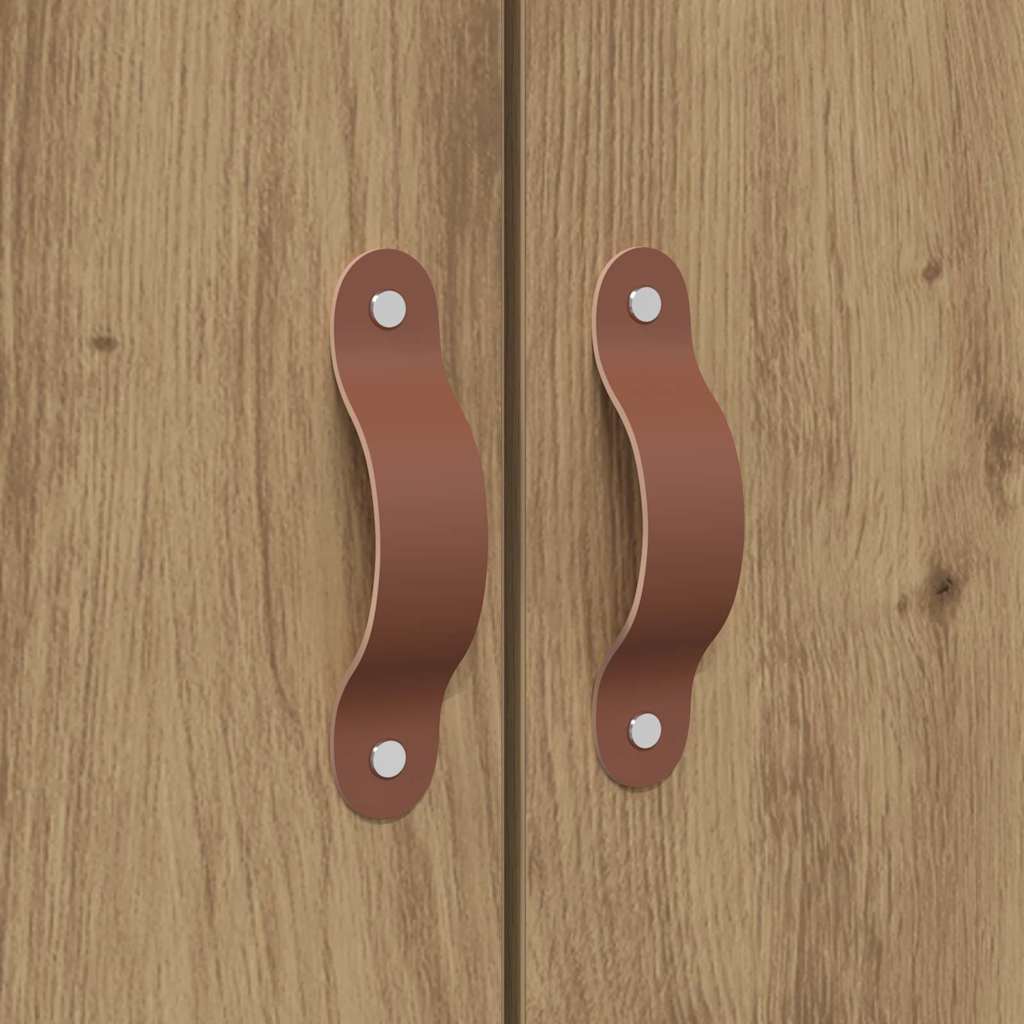 Opbergbedframe Artisan Eiken 120 x 190 cm Bewerkt hout is nu te koop bij PeponiXL, paradijselijk wonen!