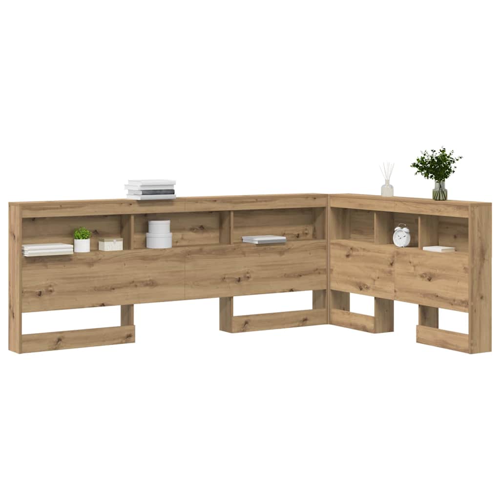 Opberghoofdbord Artisan Eiken Bewerkt hout is nu te koop bij PeponiXL, paradijselijk wonen!
