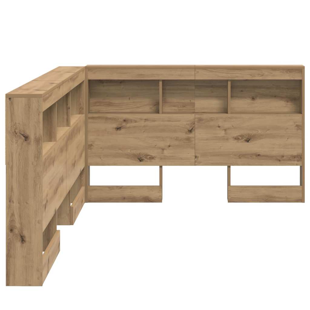 Opberghoofdbord Artisan Eiken Bewerkt hout is nu te koop bij PeponiXL, paradijselijk wonen!