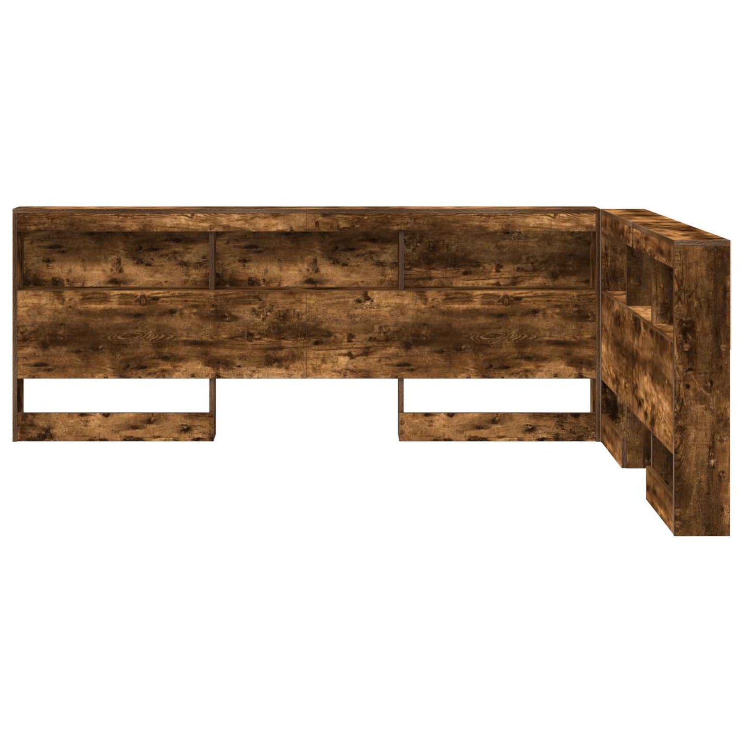 Opberghoofdbord Gerookt eiken Bewerkt hout is nu te koop bij PeponiXL, paradijselijk wonen!