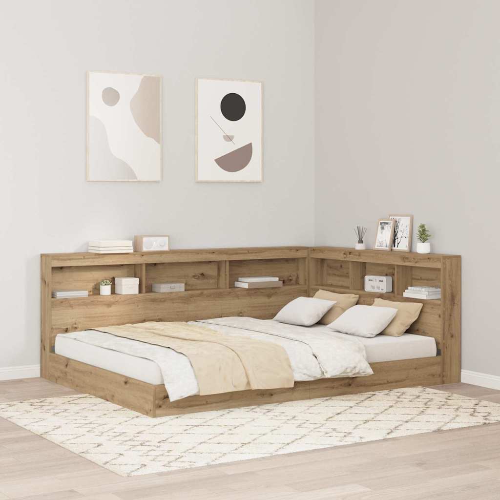 Opberghoofdbord Artisan Eiken Bewerkt hout is nu te koop bij PeponiXL, paradijselijk wonen!