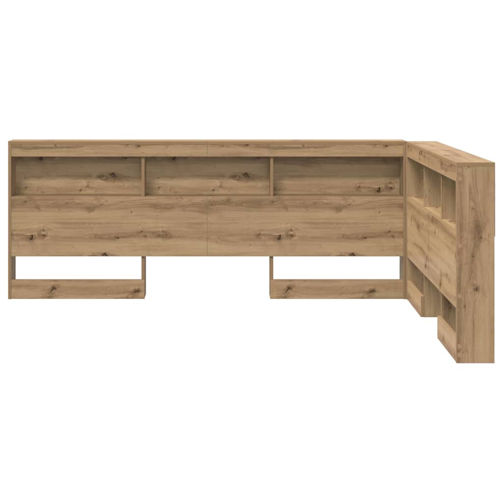 Opberghoofdbord Artisan Eiken Bewerkt hout is nu te koop bij PeponiXL, paradijselijk wonen!