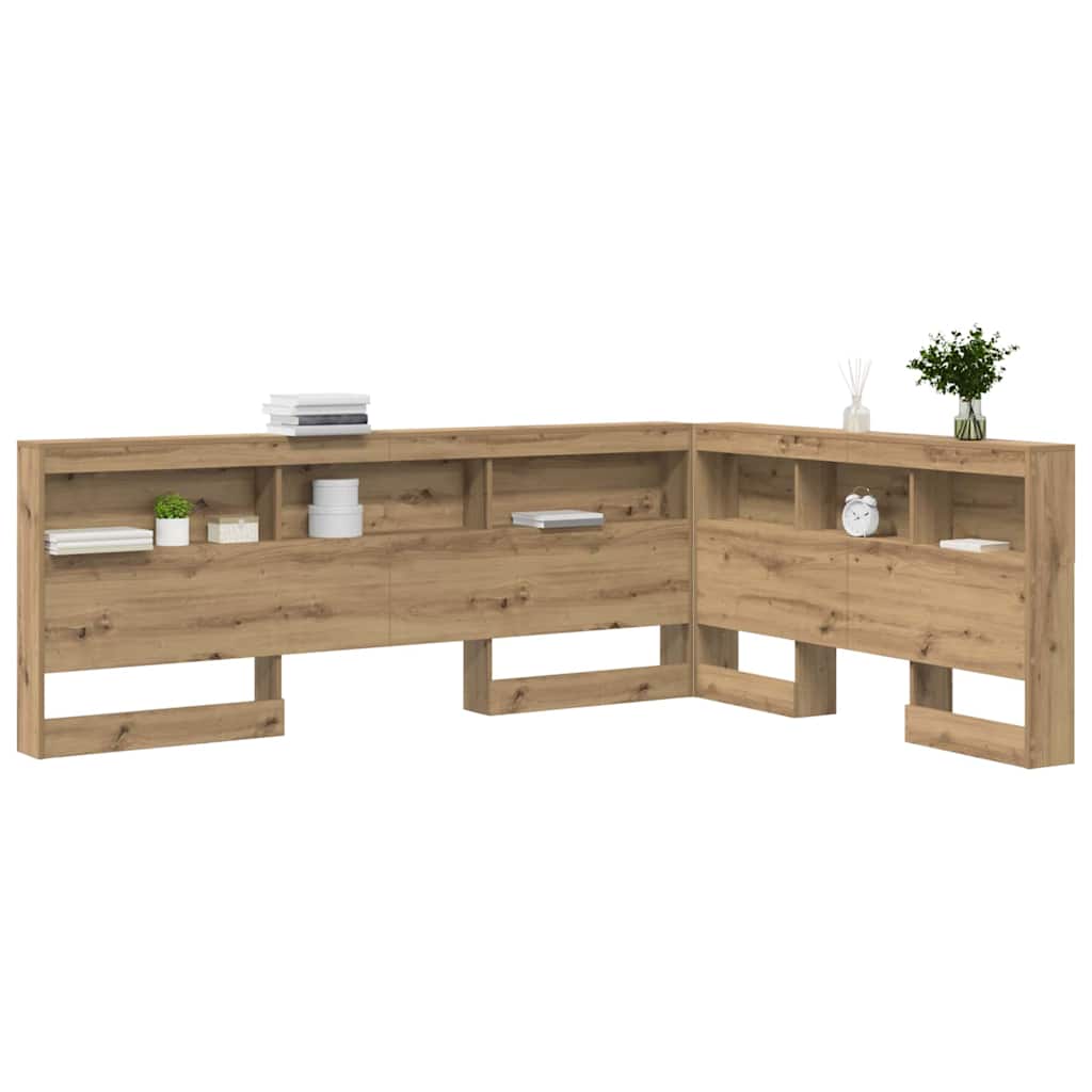 Opberghoofdbord Artisan Eiken Bewerkt hout is nu te koop bij PeponiXL, paradijselijk wonen!