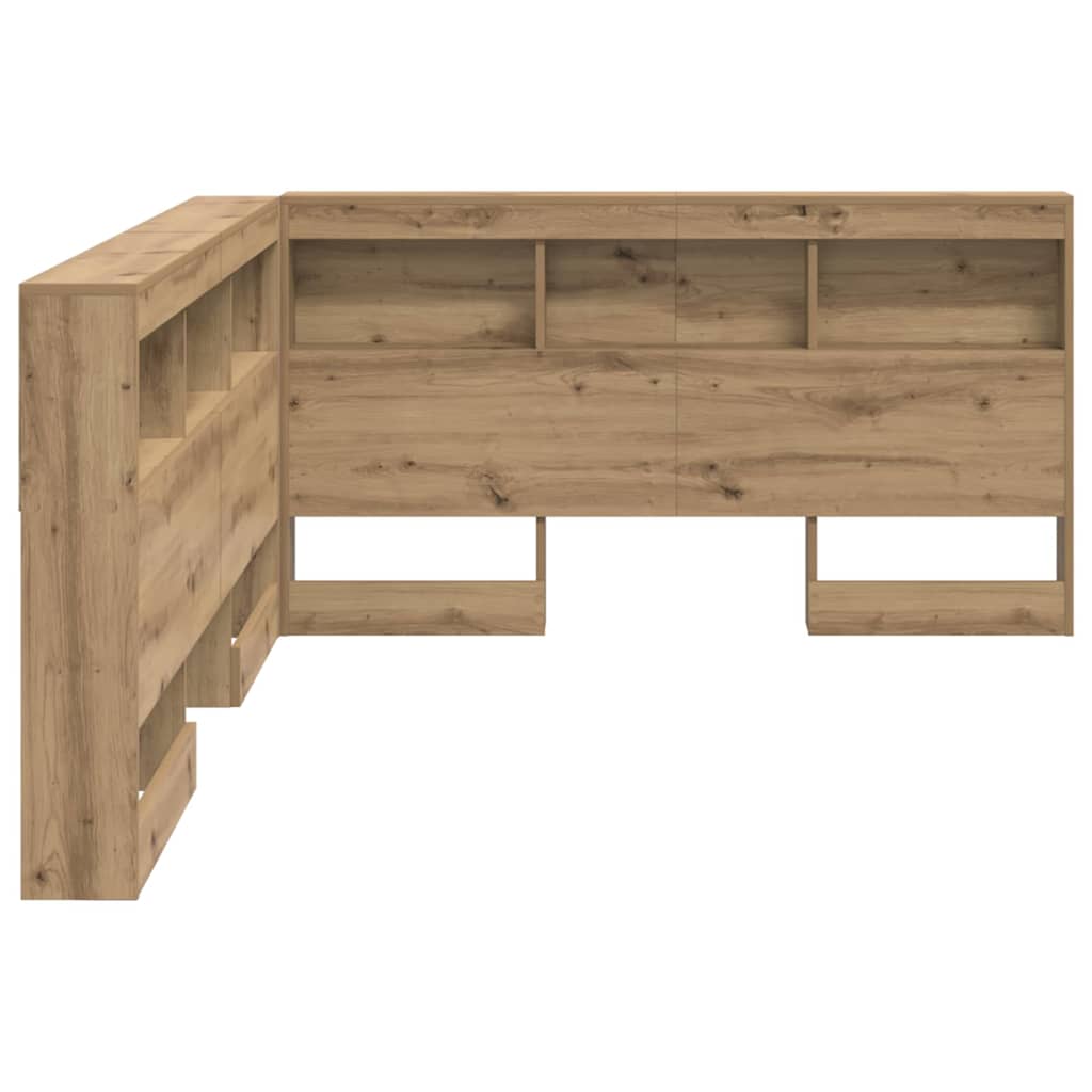 Opberghoofdbord Artisan Eiken Bewerkt hout is nu te koop bij PeponiXL, paradijselijk wonen!