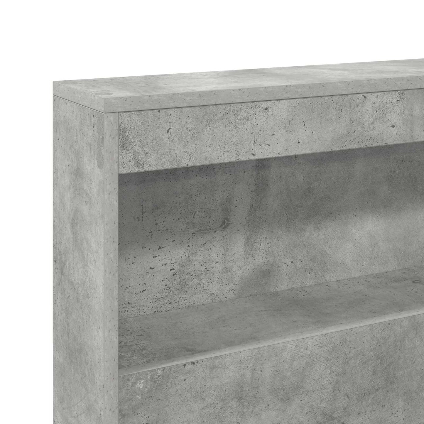Opberghoofdbord met plank Beton Grijs 180 cm Bewerkt hout is nu te koop bij PeponiXL, paradijselijk wonen!