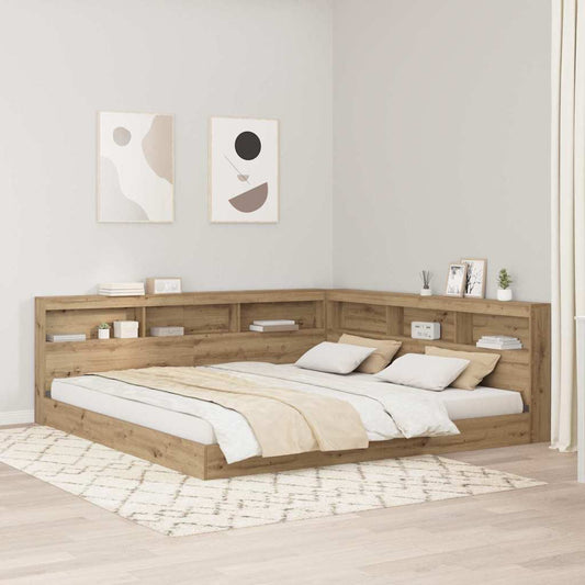 Opberghoofdbord Artisan Eiken Bewerkt hout is nu te koop bij PeponiXL, paradijselijk wonen!