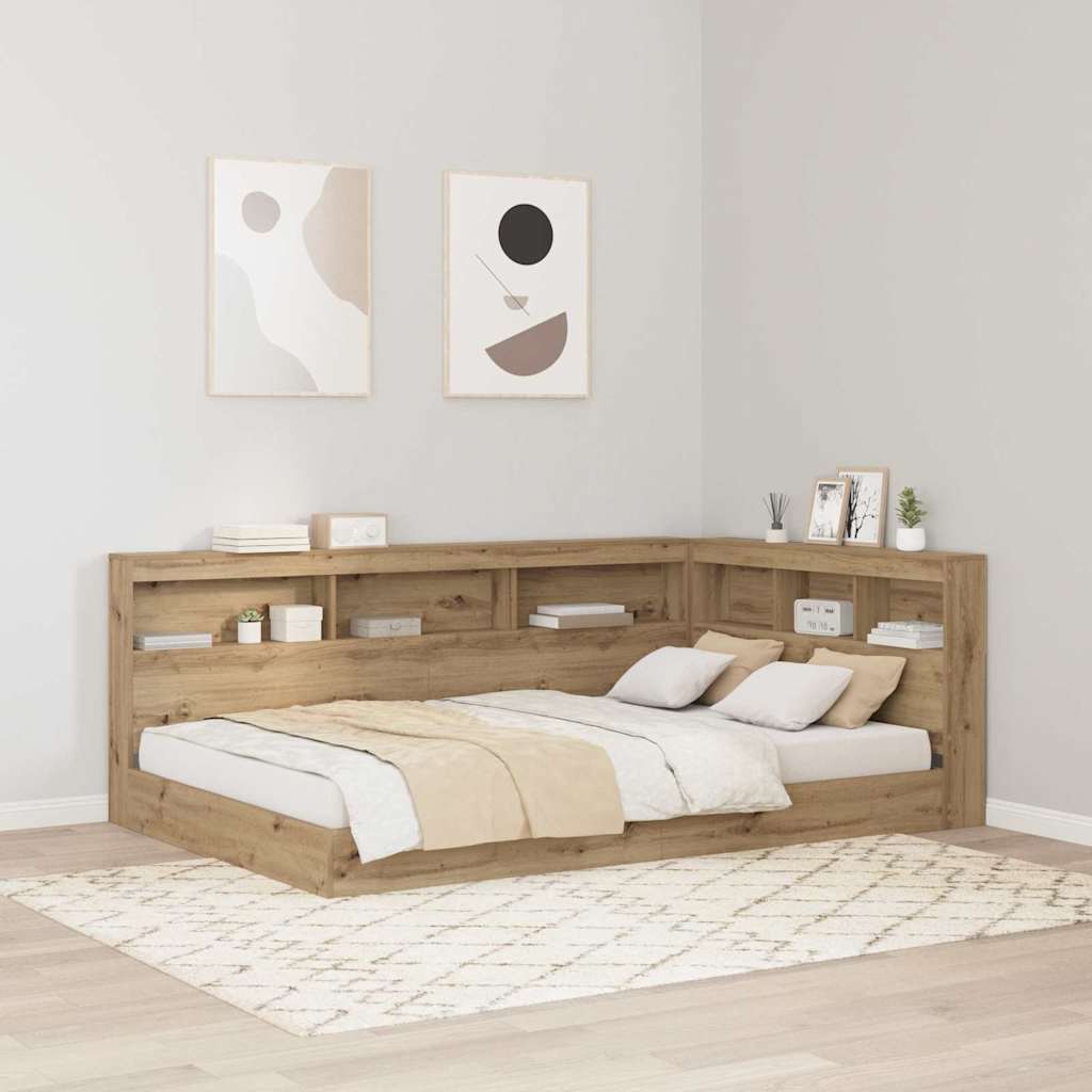Opberghoofdbord Artisan Eiken Bewerkt hout is nu te koop bij PeponiXL, paradijselijk wonen!