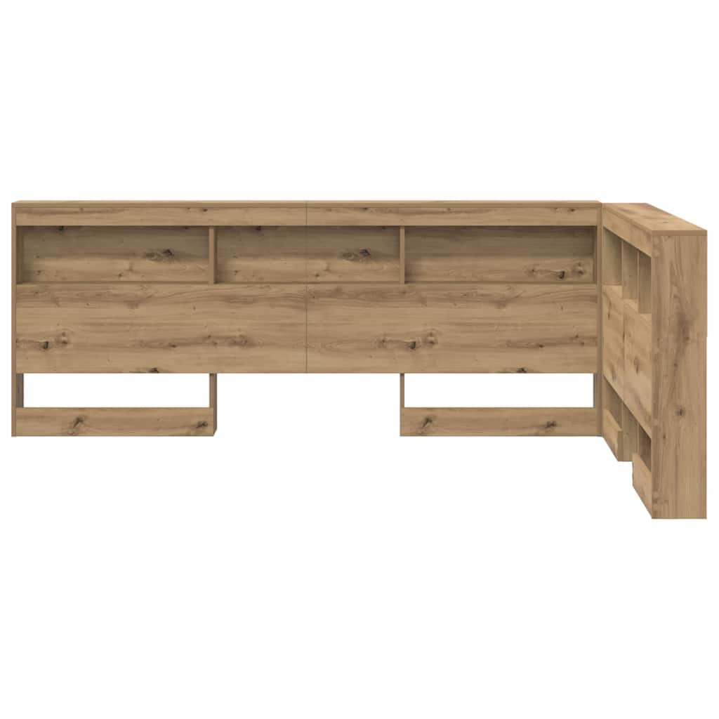 Opberghoofdbord Artisan Eiken Bewerkt hout is nu te koop bij PeponiXL, paradijselijk wonen!