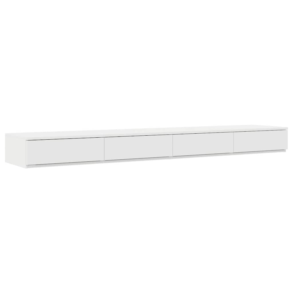 Opbergbedframe met lade met opslag Wit 200 cm Bewerkt hout is nu te koop bij PeponiXL, paradijselijk wonen!