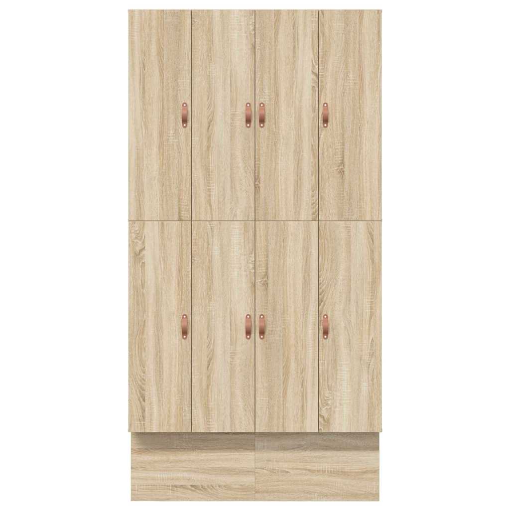 Opbergbedframe met lade Sonoma Eiken 120 cm Bewerkt hout is nu te koop bij PeponiXL, paradijselijk wonen!
