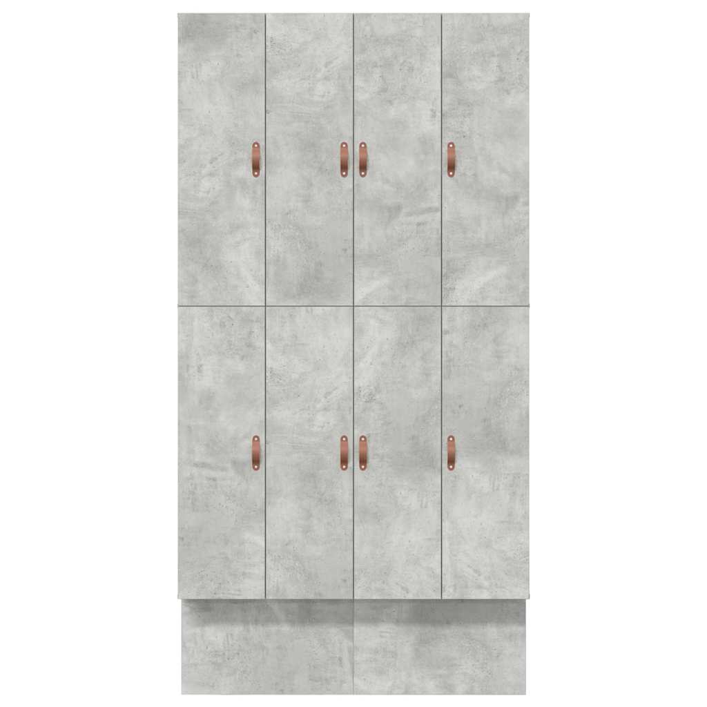 Opbergbedframe met lade Beton Grijs 120 cm Bewerkt hout is nu te koop bij PeponiXL, paradijselijk wonen!