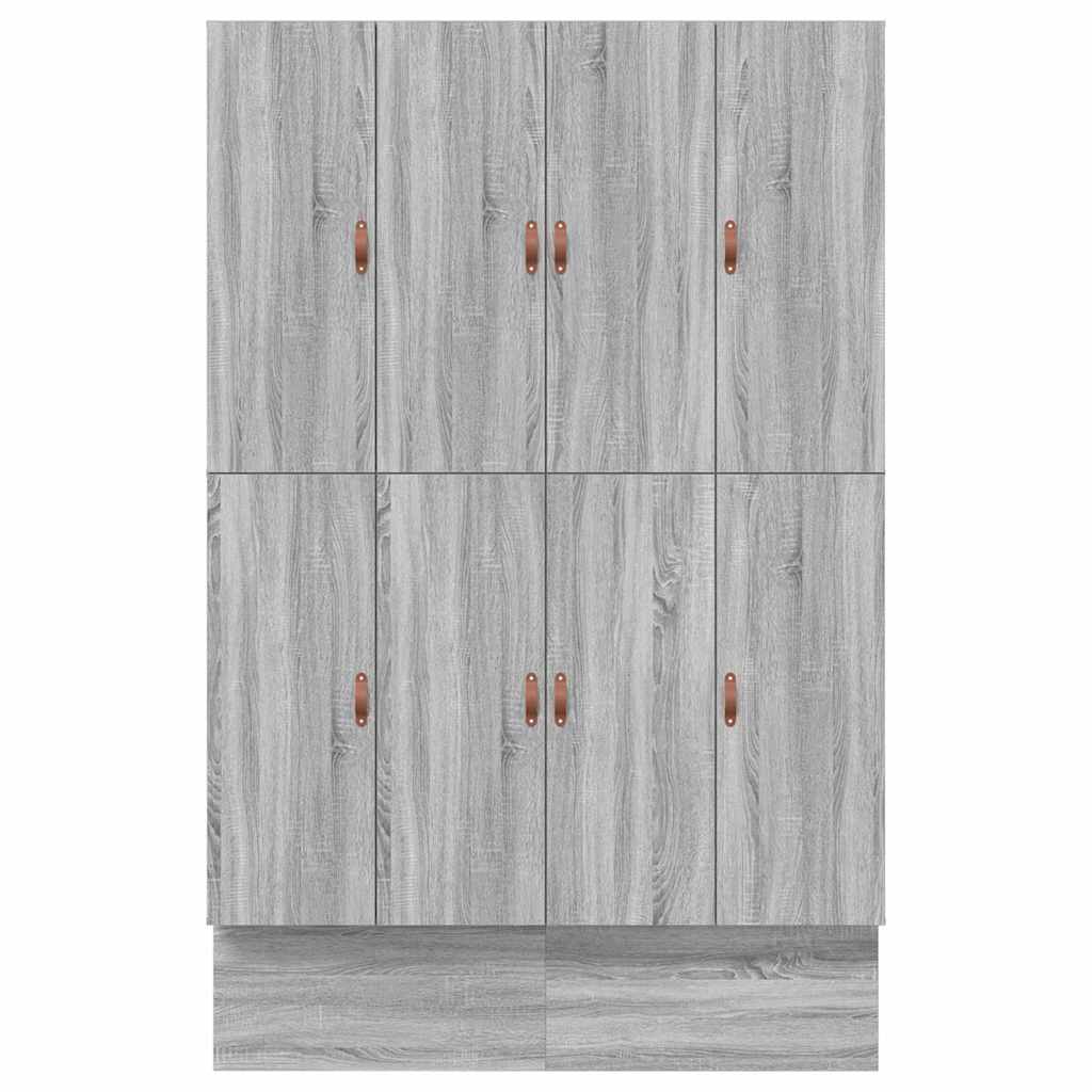 Opbergbedframe met lade Grijs Sonoma 140 cm Bewerkt hout is nu te koop bij PeponiXL, paradijselijk wonen!