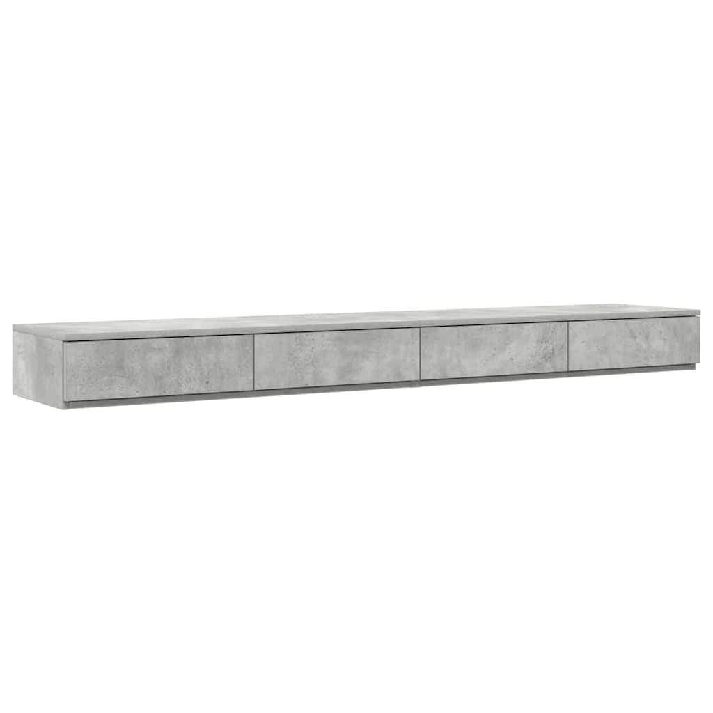 Opbergbedframe met lade Beton Grijs 180 cm Bewerkt hout is nu te koop bij PeponiXL, paradijselijk wonen!