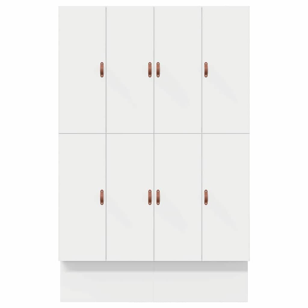 Opbergbedframe met lade met opslag Wit 140 cm Bewerkt hout is nu te koop bij PeponiXL, paradijselijk wonen!